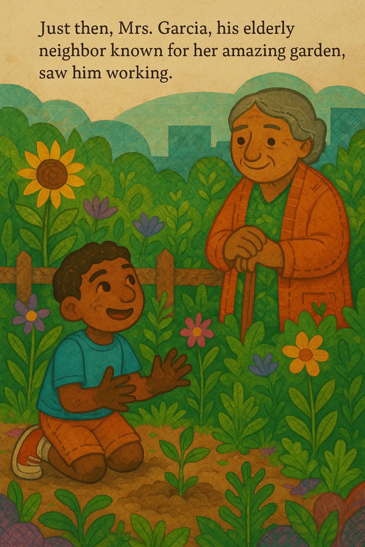 Marcus and the Community Garden